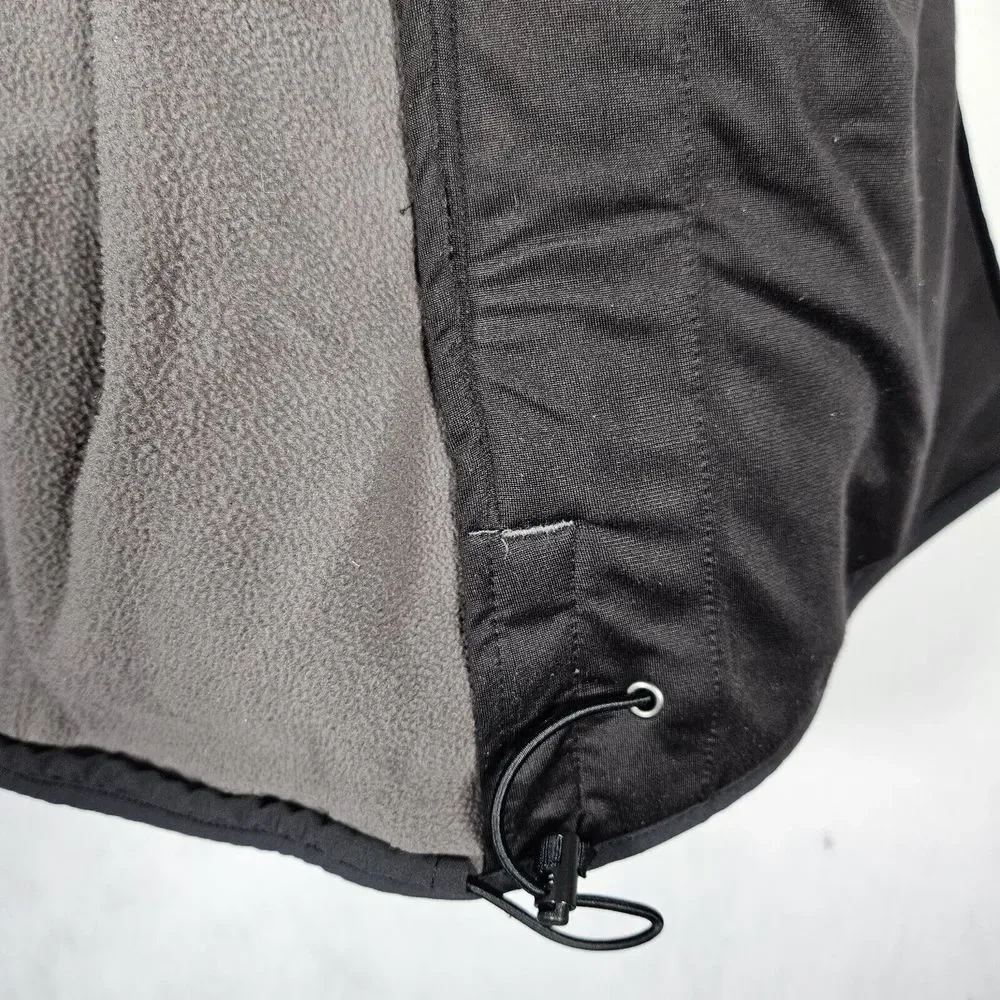 Duluth Trading Jacket Men 2XL Tall Grey Hills Windfront Hooded Fleece Lined Gorp